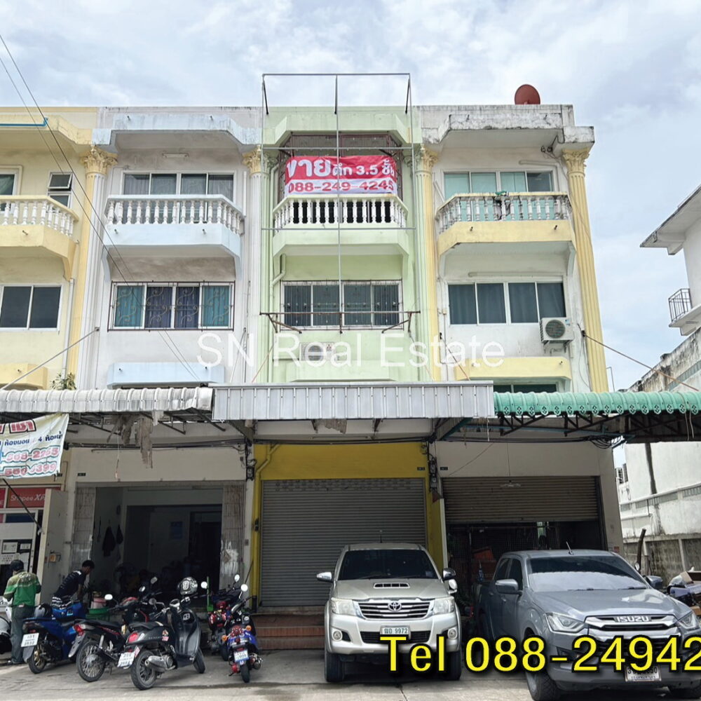 อาคารพาณิชย์ 3.5 ชั้น เทียนทะเล 19 โครงการ มั่งมีวิลเลจ