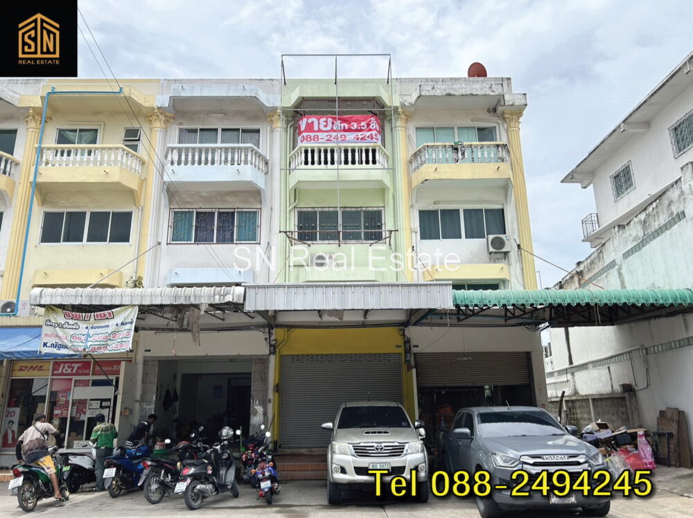อาคารพาณิชย์ 3.5 ชั้น เทียนทะเล 19 โครงการ มั่งมีวิลเลจ