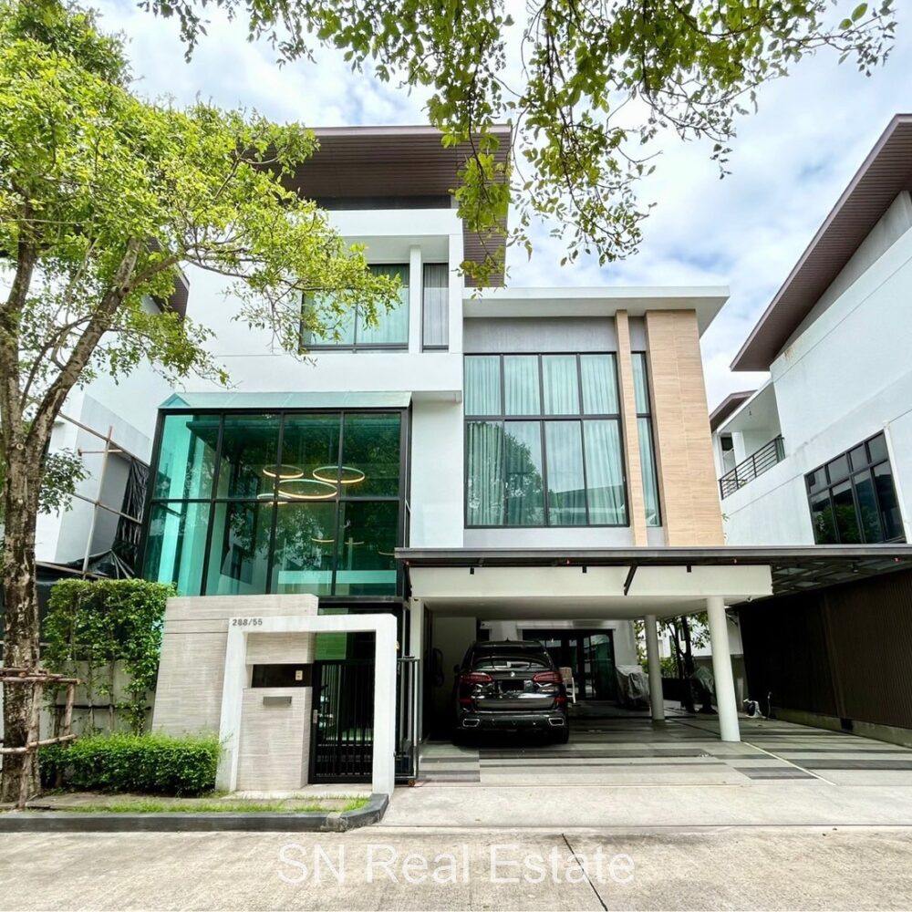 ขายบ้านเดี่ยว Nirvana BEYOND ศรีนครินทร์ บ้านหรู 3 ชั้น แต่งเสร็จพร้อมอยู่ เฟอร์นิเจอร์ครบ